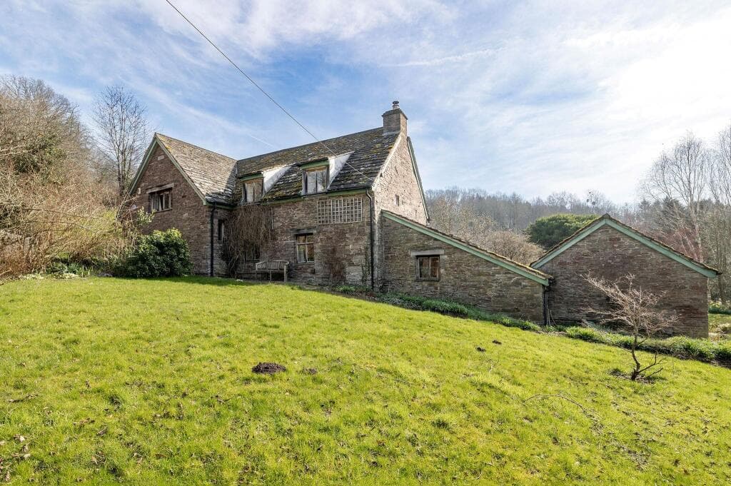 5 bedroom detached house for sale in Little Cwm Farmhouse, Dulas, Hereford, HR2