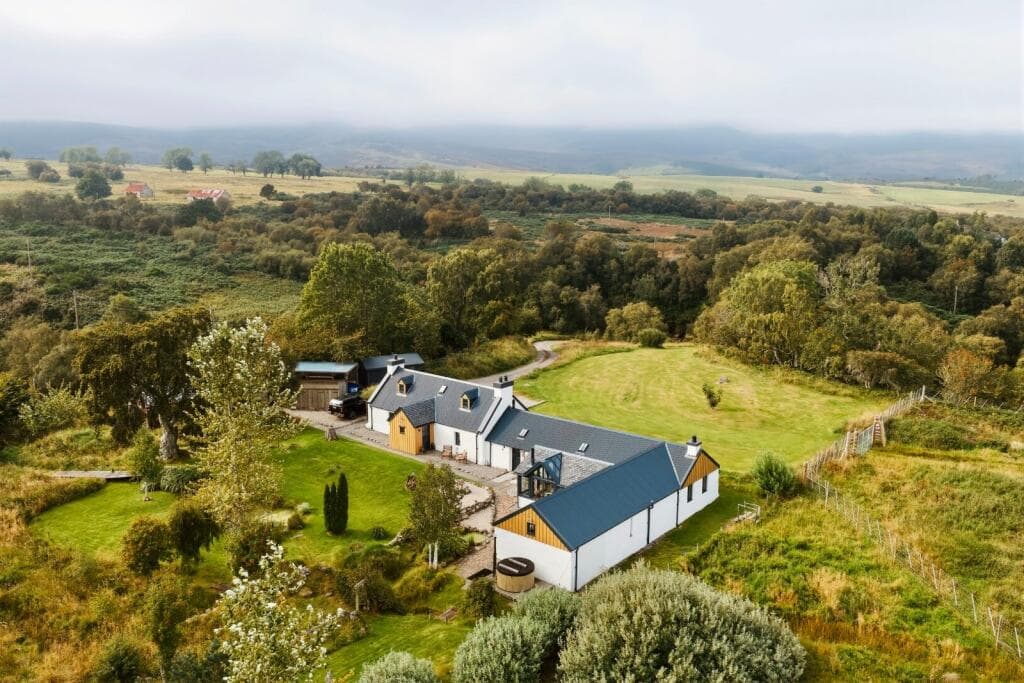 5 bedroom detached house for sale in Sloibcoyle Croft, Edderton, Tain, Highland, IV19