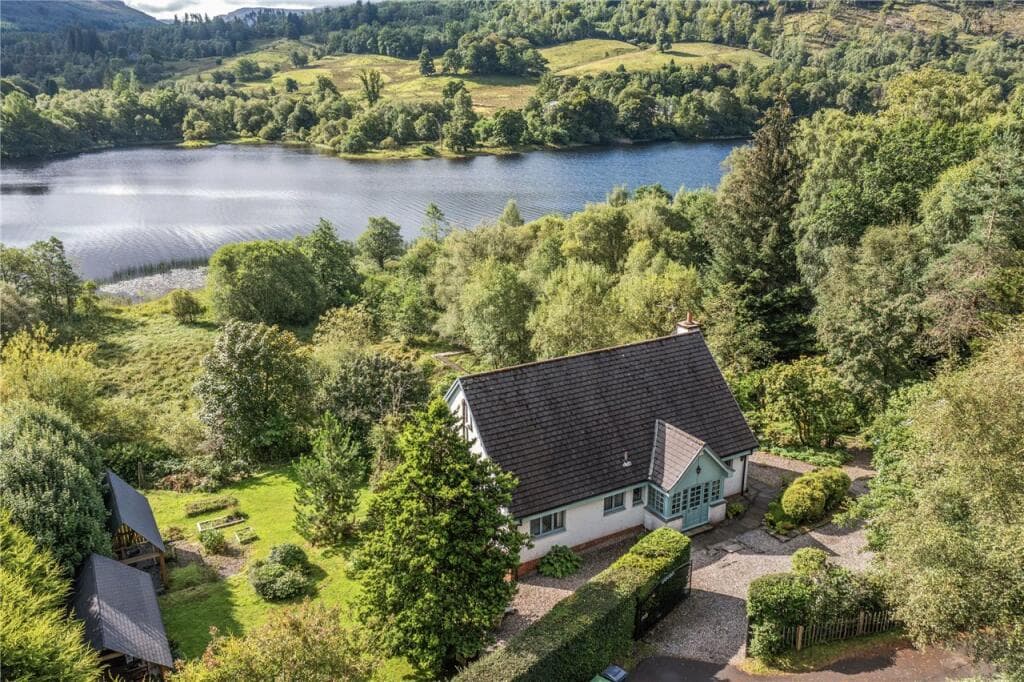 4 bedroom detached house for sale in Grianan, Balquhidder, Lochearnhead, Stirlingshire, FK19